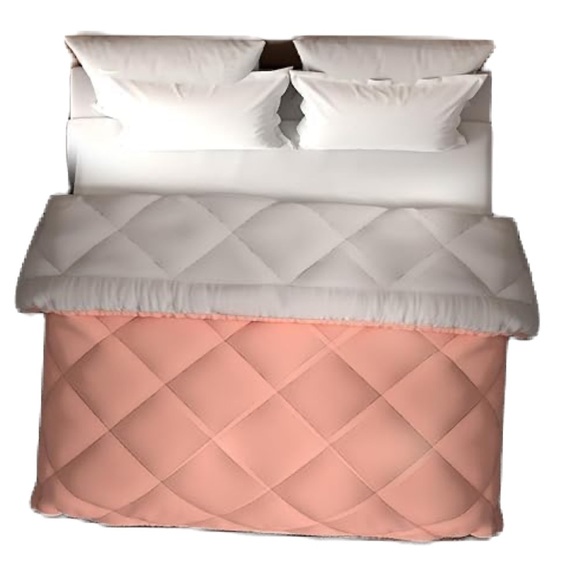 Comforter Queen 200 GSM Microfiber Filling/Lightweight Super Soft Reversible - Picture 4 of 5